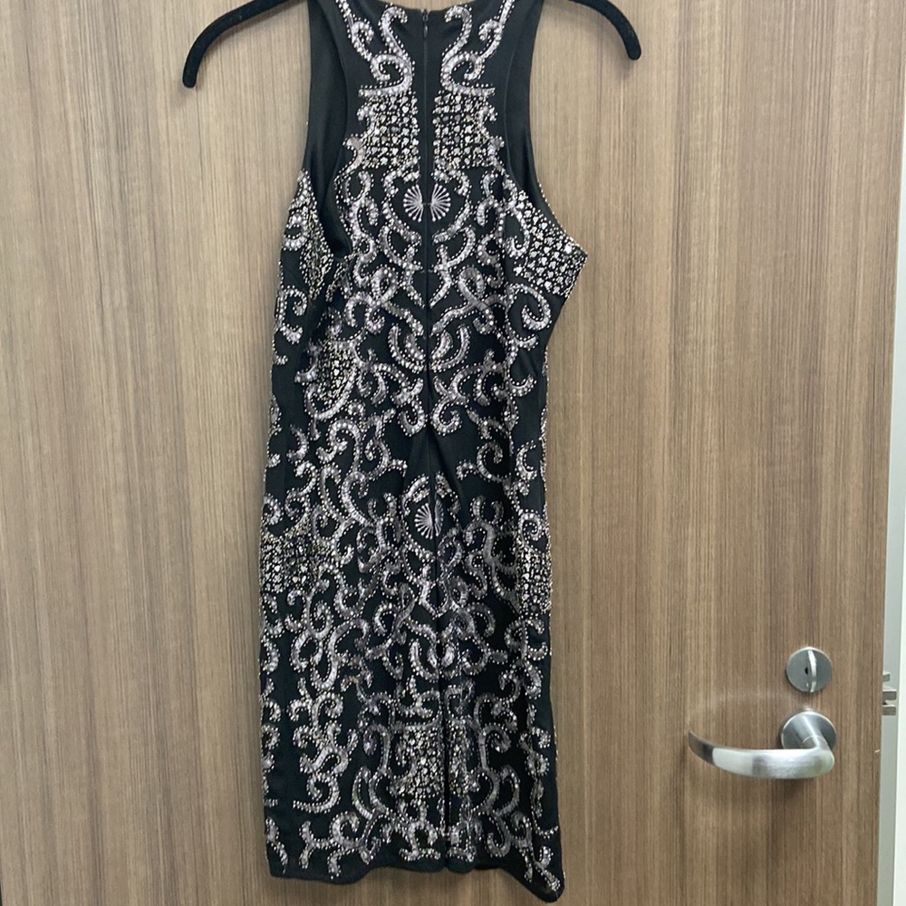 Verty Black Sequin/Beaded Dress. View 2